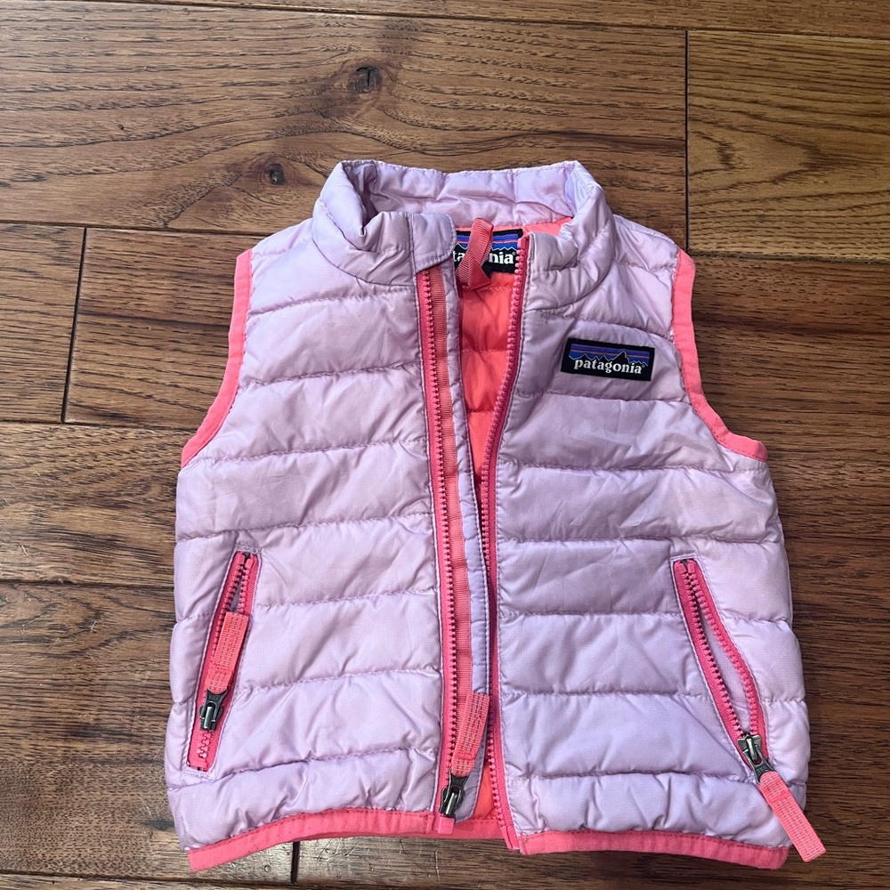 Patagonia Baby Vest 3-6mo, pink